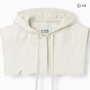 COS Embroidered Quilted Hood